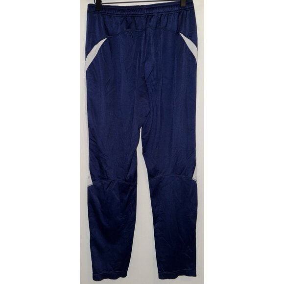 Nike Jogger Pants Men’s Size Small Blue Polyester With Zipper Ankles - Picture 1 of 13